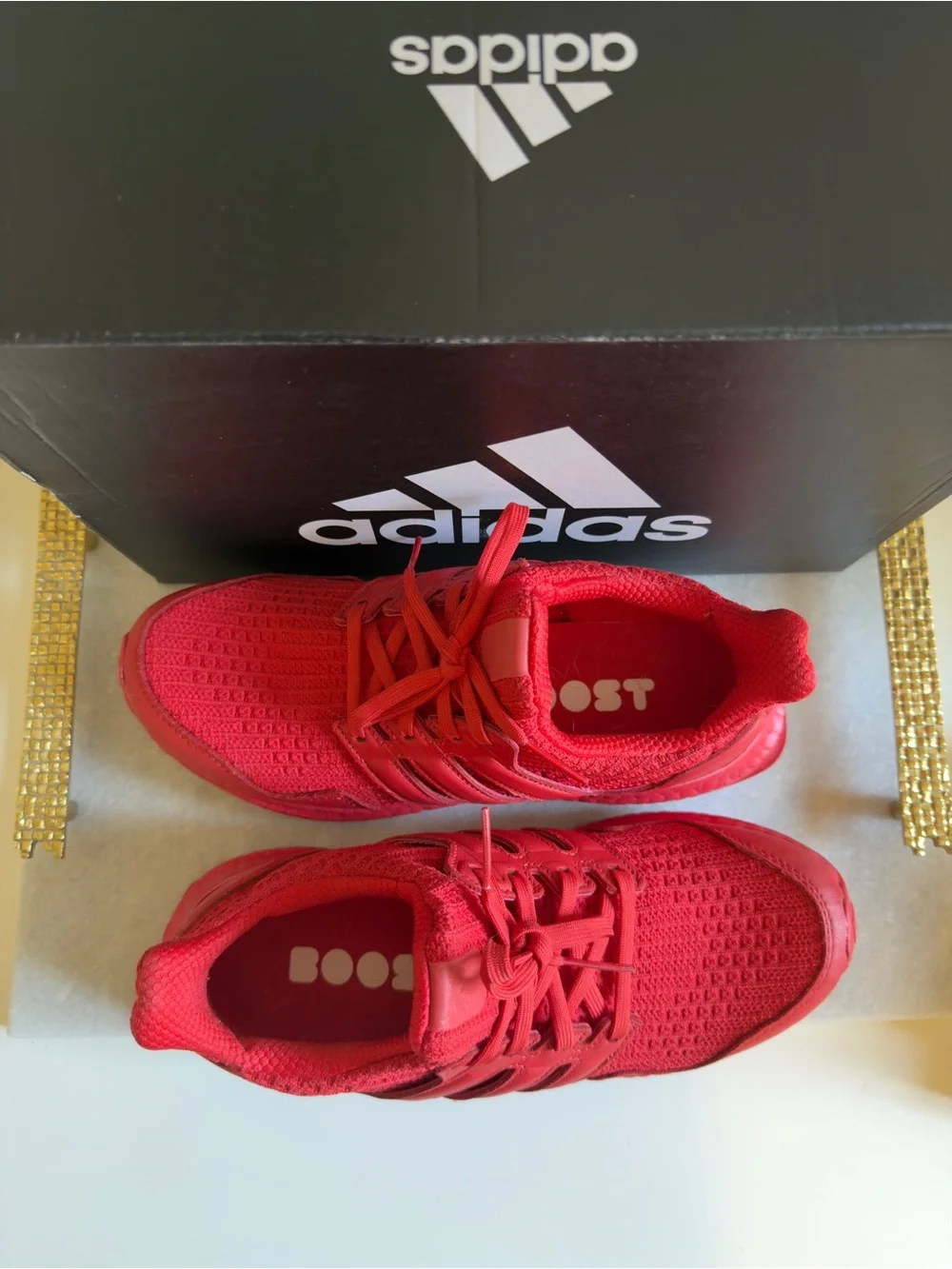 Adidas UltraBoost DNA S&L Triple Red Running Shoes | Women’s Size 7